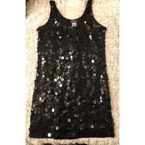 Venus black sequin dress